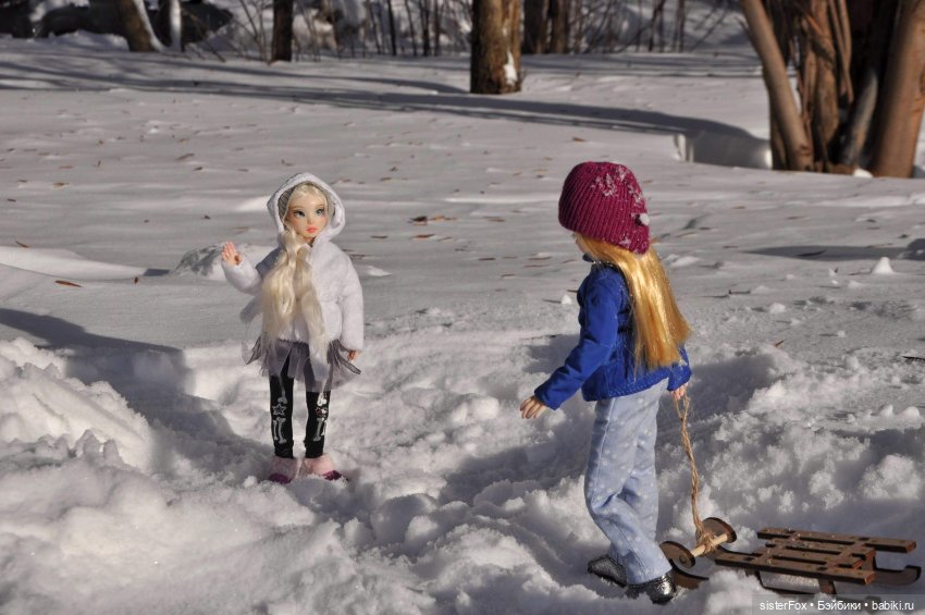 На саночках — Авторские шарнирные куклы своими руками: лепка (фото 7)