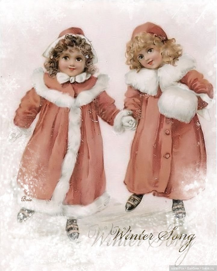 Зимние барышни — Авторские миниатюрные куклы: лепка