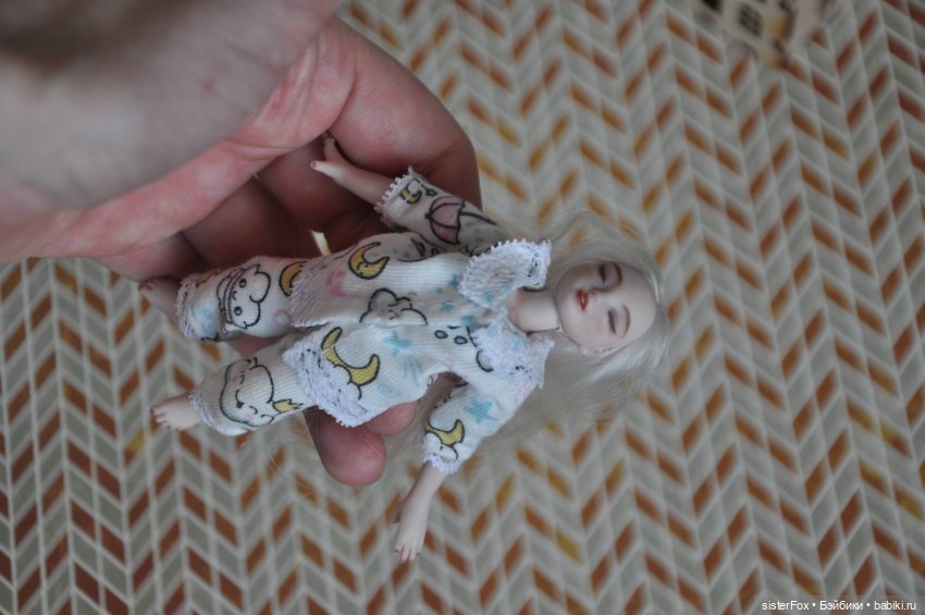 Спящая куколка — Авторские фарфоровые куклы (OOAK): ручная работа (фото 7)