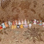 Миниатюрные керамические фигурки (5 см) - жители кукольных домиков и друзья наших кукол!