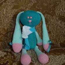 Мой новый авторский вязаный зайка Lien, Лин