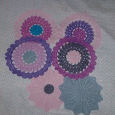 Мои новые работы - вязаные салфетки крючком - часть 2