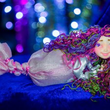 Chydiki - Fairy OOAK Art dolls, artist collectible fantasy clay toys - 4