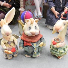 XV Международный осенний салон авторских кукол на Тишинке с 4 по 6 октября 2019 года в Москве - часть 2