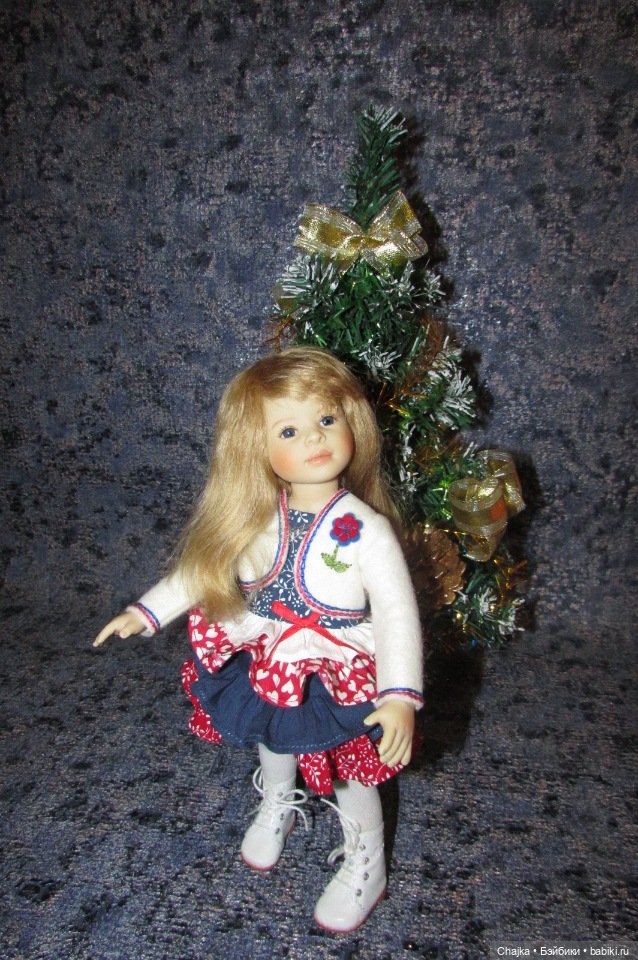 Новогодний подарок - Коллекционная кукла Lida ( Heidi Plusczok ) - special 2017 год (фото 3)