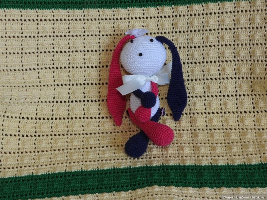 "Вспоминая прошлое" или Мои авторские работы - Вязаные зайцы - зайчики (фото 9)