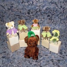 Берёзовые кубики для кукол