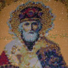 Моя первая алмазная вышивка "Святитель Николай Чудотворец"