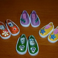 Авторская обувь для кукол Kruselings 23 см и kidz'n'cats mini 21 см.Цена снижена