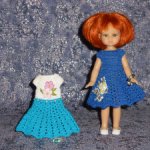 Вязаные наряды на кукол Паола Рейна мини - 21 см (Paola Reina mini - 21 cm)