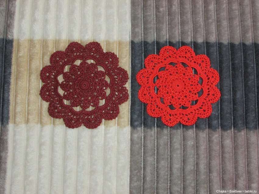 Ажурное вязание. Вязаные салфетки крючком "Радужный фейерверк🎆🎇"