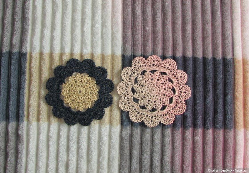 Ажурное вязание. Вязаные салфетки крючком "Радужный фейерверк🎆🎇"