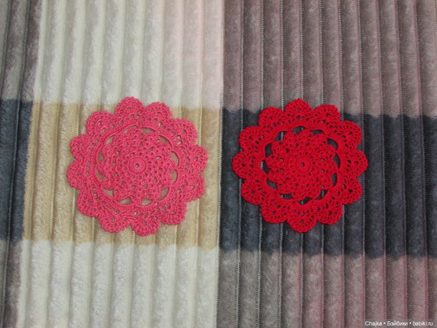 Ажурное вязание. Вязаные салфетки крючком "Радужный фейерверк🎆🎇"