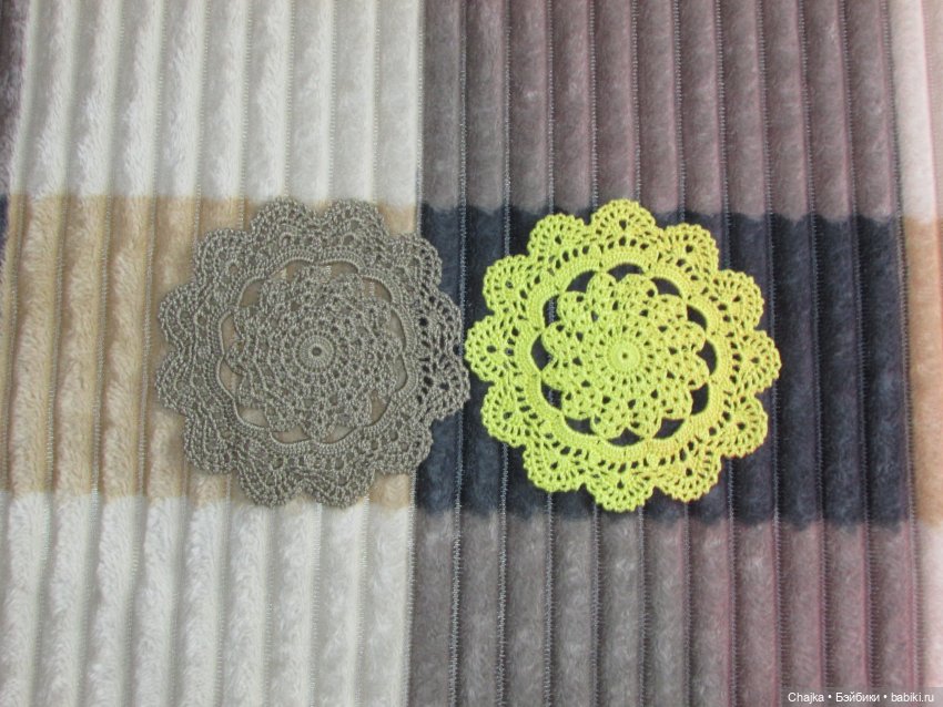 Ажурное вязание. Вязаные салфетки крючком "Радужный фейерверк🎆🎇"