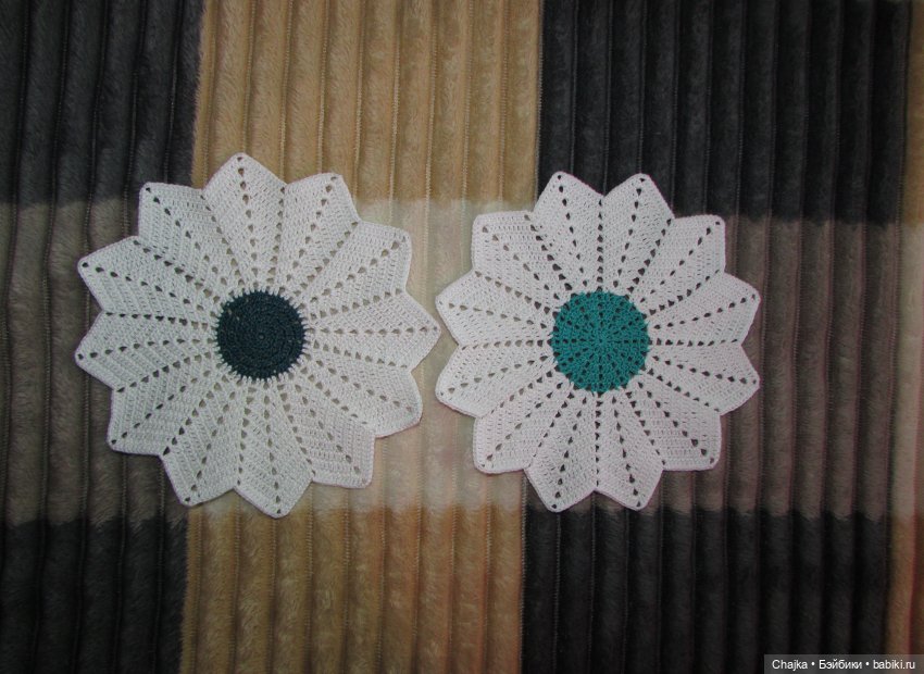 Ажурное вязание. Вязаные салфетки крючком "Танго❄️Снежинок" (фото 2)