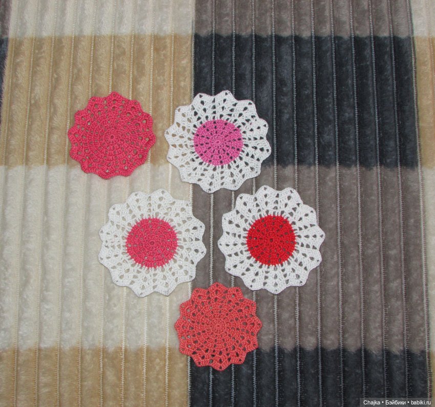 Ажурное вязание. Вязаные салфетки крючком "Танго❄️Снежинок"