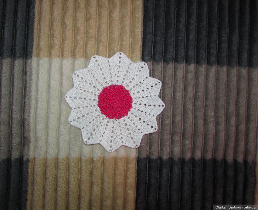 Ажурное вязание. Вязаные салфетки крючком "Танго❄️Снежинок" (фото 9)