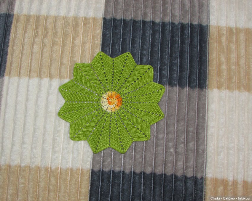 Ажурное вязание. Вязаные салфетки крючком "Танго❄️Снежинок"
