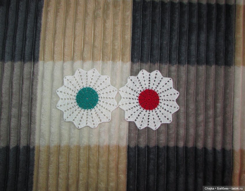 Ажурное вязание. Вязаные салфетки крючком "Танго❄️Снежинок" (фото 6)