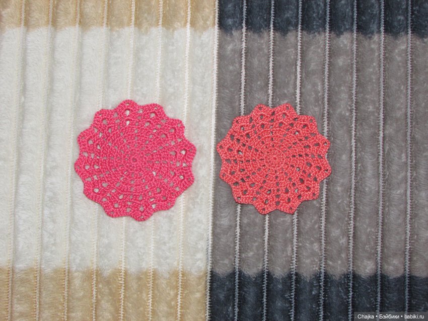 Ажурное вязание. Вязаные салфетки крючком "Танго❄️Снежинок" (фото 10)