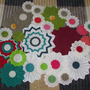 Ажурное вязание. Вязаные салфетки крючком "Танго❄️Снежинок".