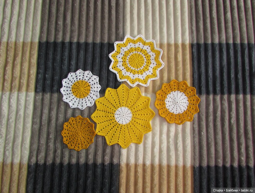 Ажурное вязание. 🕸Вязаные салфетки крючком "Парад Планет🌌"
