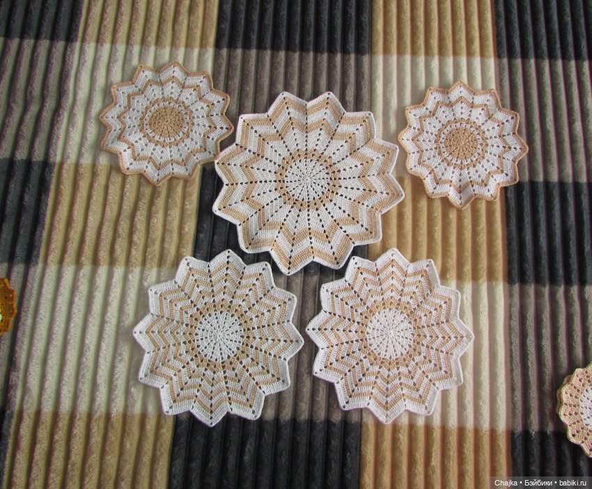 Ажурное вязание. 🕸Вязаные салфетки крючком "Парад Планет🌌"