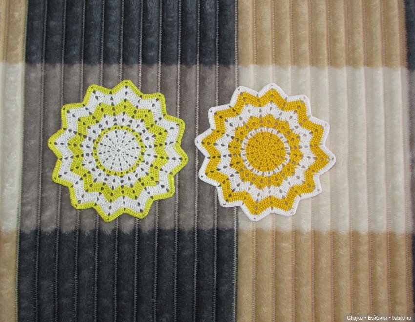Ажурное вязание. 🕸Вязаные салфетки крючком "Парад Планет🌌" (фото 7)