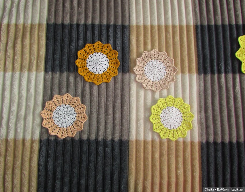 Ажурное вязание. 🕸Вязаные салфетки крючком "Парад Планет🌌" (фото 9)