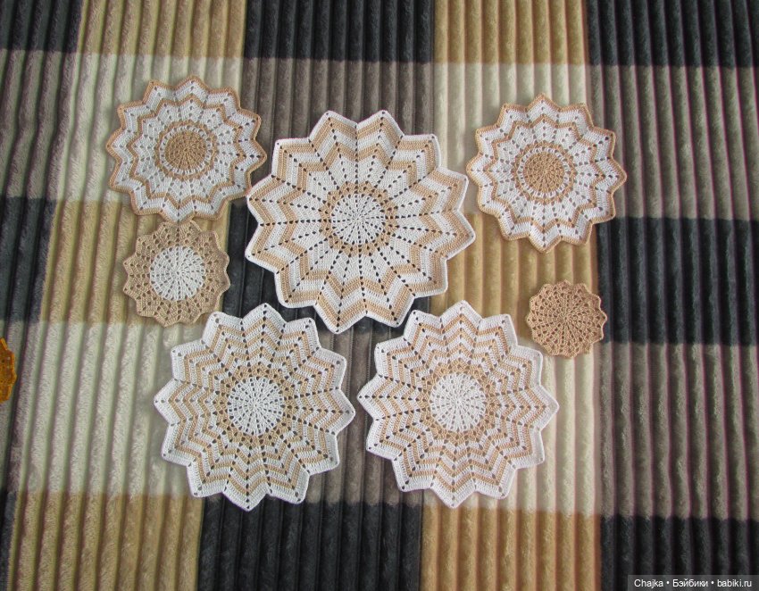 Ажурное вязание. 🕸Вязаные салфетки крючком "Парад Планет🌌"