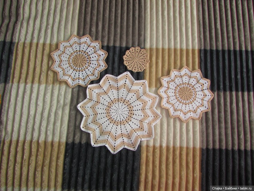 Ажурное вязание. 🕸Вязаные салфетки крючком "Парад Планет🌌"