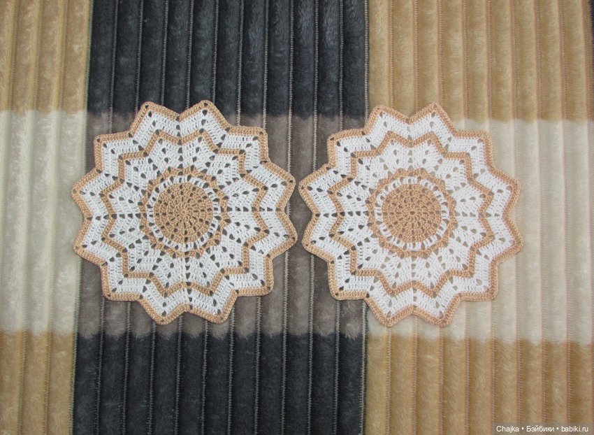 Ажурное вязание. 🕸Вязаные салфетки крючком "Парад Планет🌌" (фото 4)