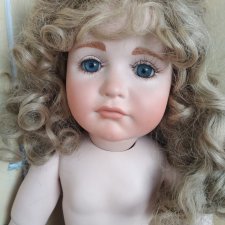Милая реплика антикварной куклы K & R Simon & Halbig 50см