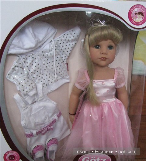 Как производители фирмы Gotz изменяли облик Сары с течением времени (начиная с 2004 года)