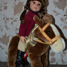 Лошадка фирмы Sigikid для кукол-наездниц, также подходит Gotz