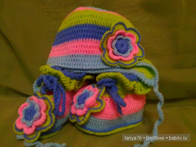 Шапочки и ботики — Одежда и обувь для кукол своими руками: фото (фото 5)
