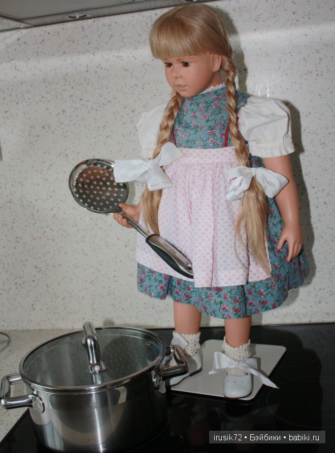 Nadja от Ruth Treffeisen — Фарфоровые куклы Ruth Treffeisen (Рут Треффейсен): авторские (фото 3)