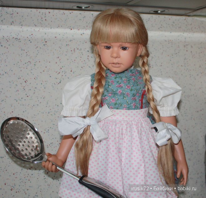 Nadja от Ruth Treffeisen — Фарфоровые куклы Ruth Treffeisen (Рут Треффейсен): авторские (фото 4)