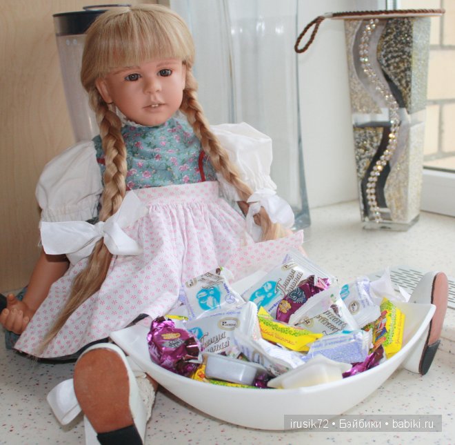 Nadja от Ruth Treffeisen — Фарфоровые куклы Ruth Treffeisen (Рут Треффейсен): авторские (фото 5)