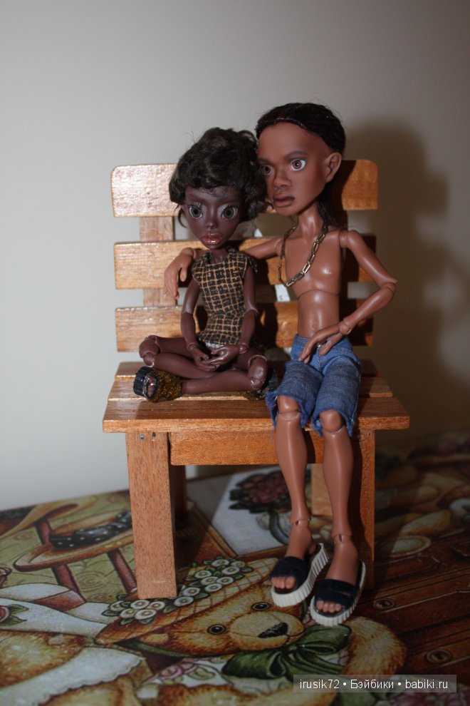 Маленькие негритята — Куклы AmiGaTa (АмиГаТа): авторские BJD (БЖД)