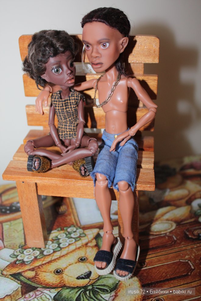 Маленькие негритята — Куклы AmiGaTa (АмиГаТа): авторские BJD (БЖД) (фото 8)