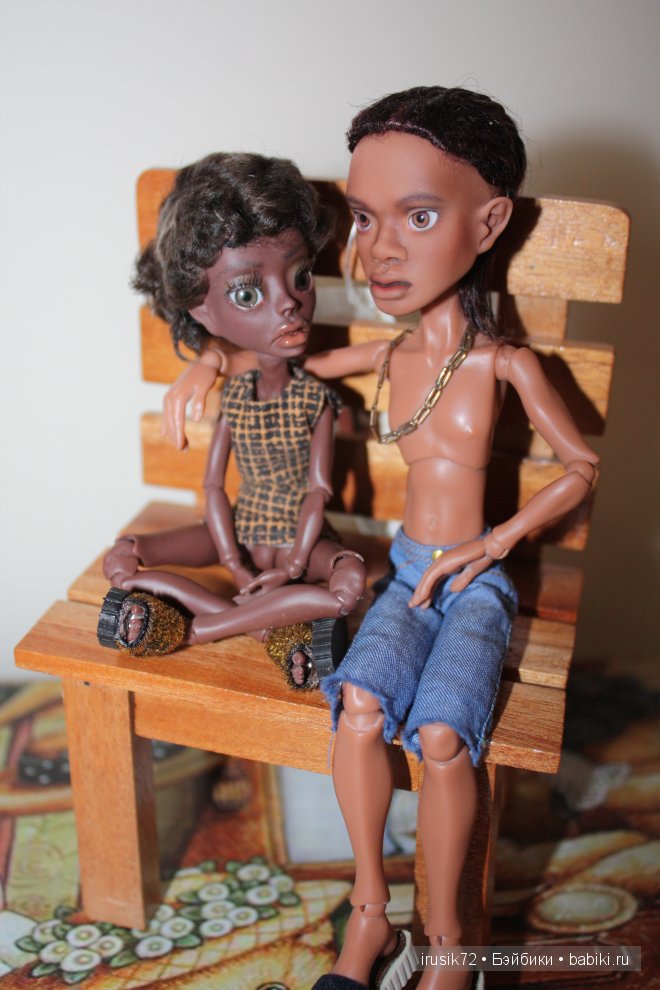 Маленькие негритята — Куклы AmiGaTa (АмиГаТа): авторские BJD (БЖД)