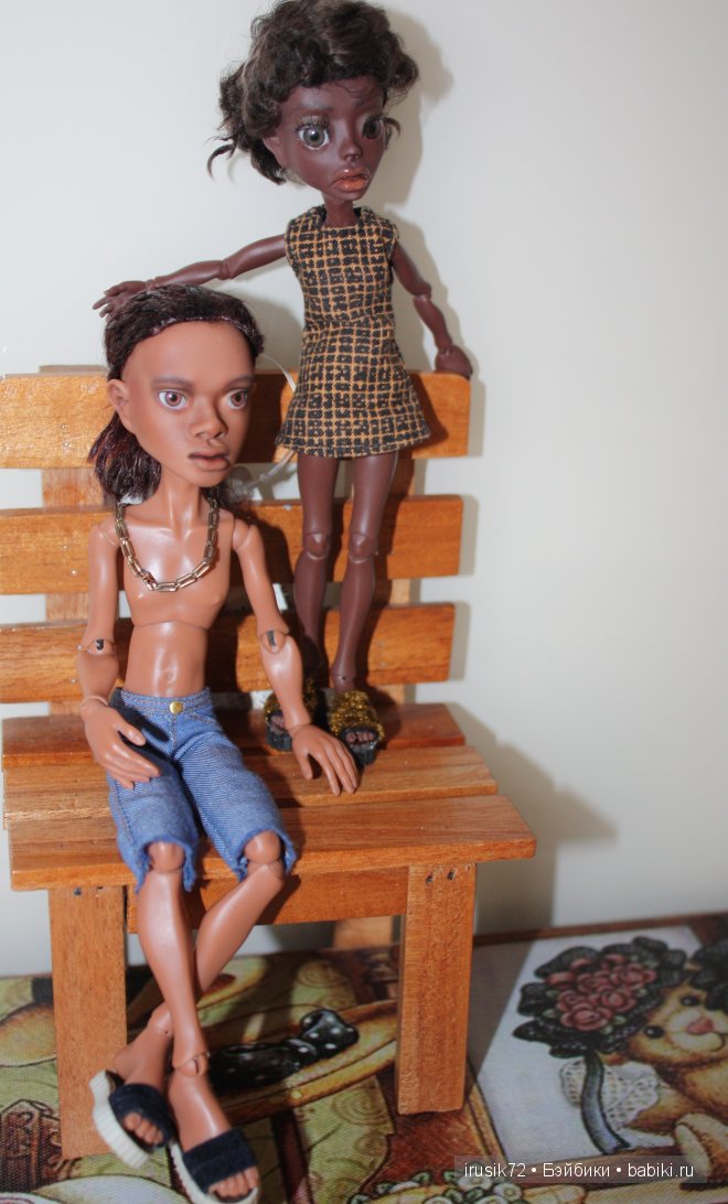 Маленькие негритята — Куклы AmiGaTa (АмиГаТа): авторские BJD (БЖД) (фото 7)