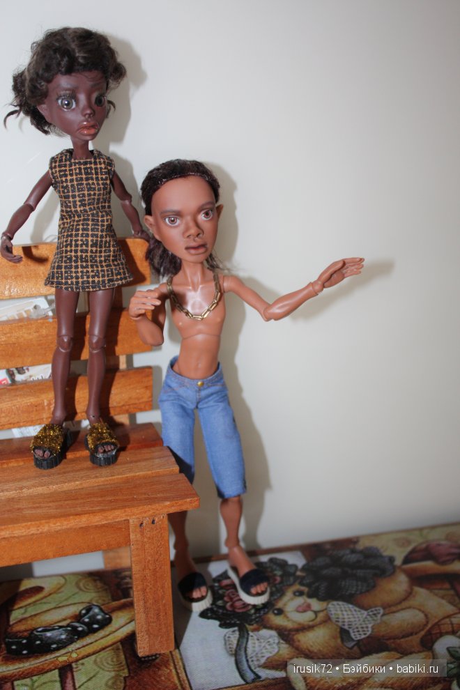 Маленькие негритята — Куклы AmiGaTa (АмиГаТа): авторские BJD (БЖД)