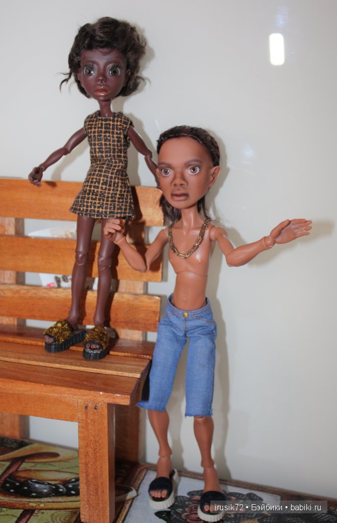 Маленькие негритята — Куклы AmiGaTa (АмиГаТа): авторские BJD (БЖД) (фото 9)
