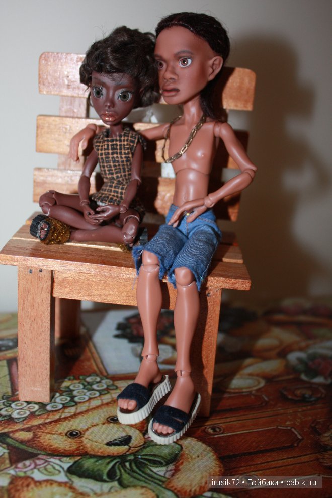 Маленькие негритята — Куклы AmiGaTa (АмиГаТа): авторские BJD (БЖД) (фото 10)