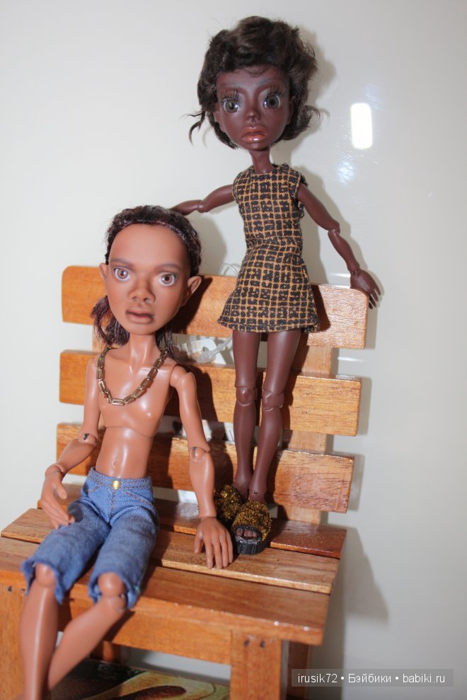 Маленькие негритята — Куклы AmiGaTa (АмиГаТа): авторские BJD (БЖД) (фото 4)