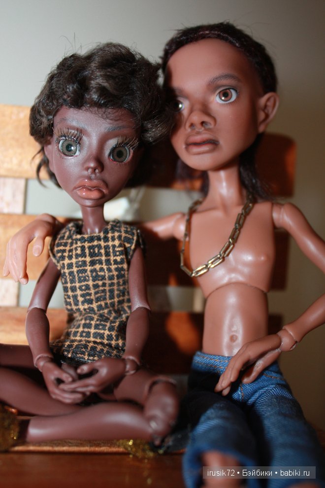 Маленькие негритята — Куклы AmiGaTa (АмиГаТа): авторские BJD (БЖД) (фото 5)