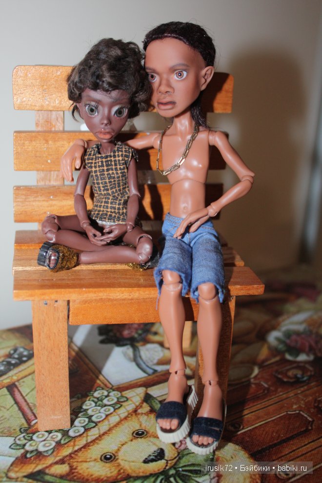 Маленькие негритята — Куклы AmiGaTa (АмиГаТа): авторские BJD (БЖД) (фото 6)
