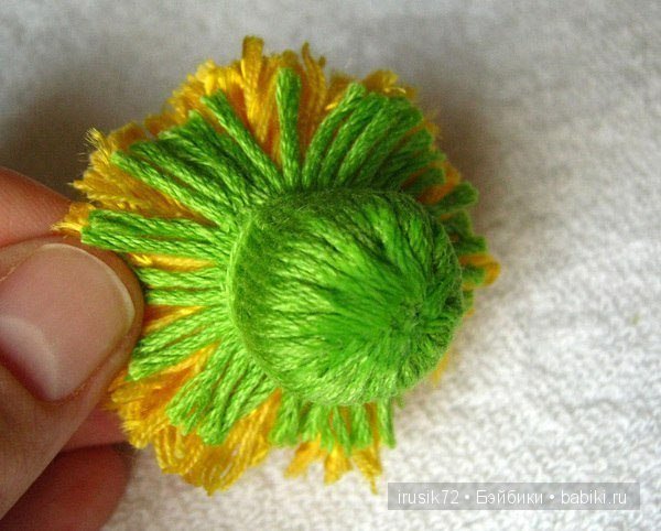 Мастер-класс. Одуванчик своими руками | Бэйбики Мастер-класс. Одуванчик своими руками (фото 6)